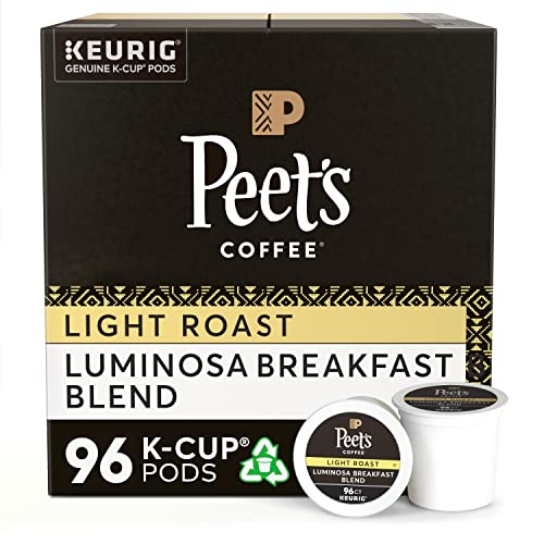 Peets Coffee, Light Roast K-Cup Pods for Keurig Brewers - Lumin...