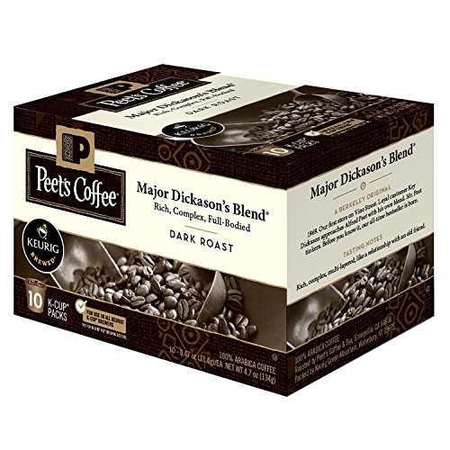 Peets Coffee Major Dickasons Blend, Dark Roast 60 K-Cups