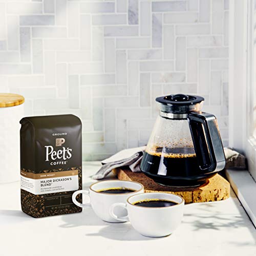 Peets Coffee Major Dickasons Blend, Dark Roast Ground Coffee,