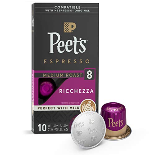 Peets Coffee, Medium Roast Espresso Pods Compatible with Nespre...