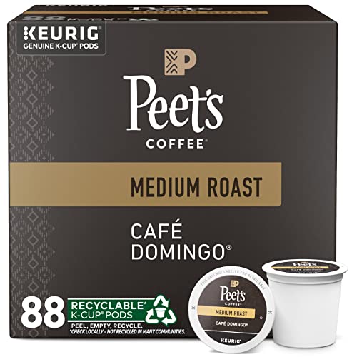 Peets Coffee, Medium Roast K-Cup Pods for Keurig Brewers - Café...