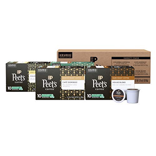 Peets Coffee Variety Pack, 40 Count Single Serve K-Cup Coffee P