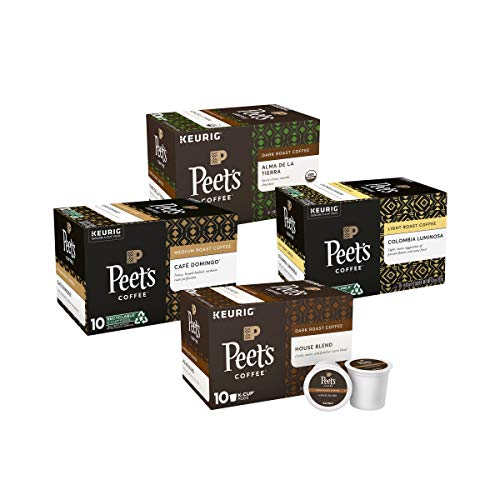 Peets Coffee Variety Pack, 40 Count Single Serve K-Cup Coffee P