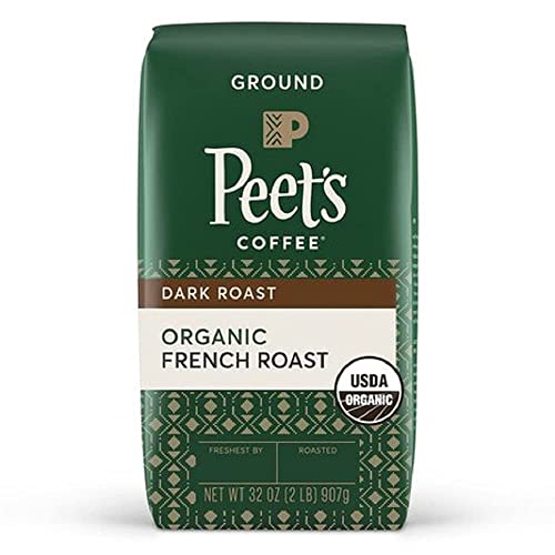 PEETS Organic Ground French Roast, 32 Oz