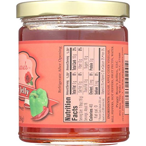 Peggy Rose, Jelly Hot Pepper, 10 Ounce