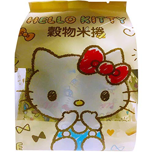Hello Kitty All Natural Energy Gain Rice Cake Roll 5.64 Oz Egg