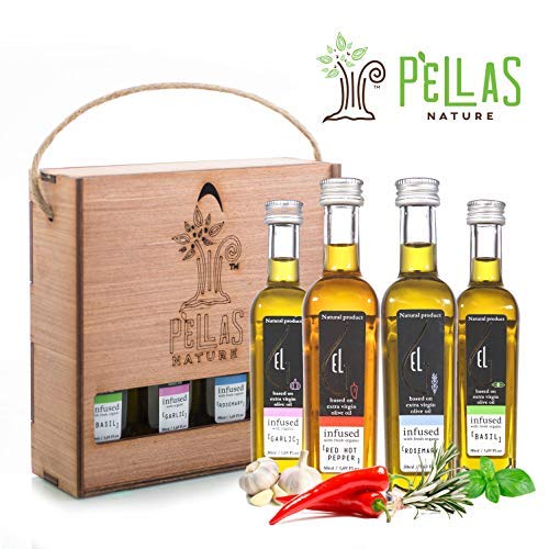 Organic Herb Infused Olive Oil Set | Finishing Extra Virgin Oliv