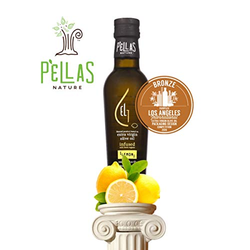 Pellas Nature, Fresh Organic Lemon Infused Greek Extra Virgin Ol