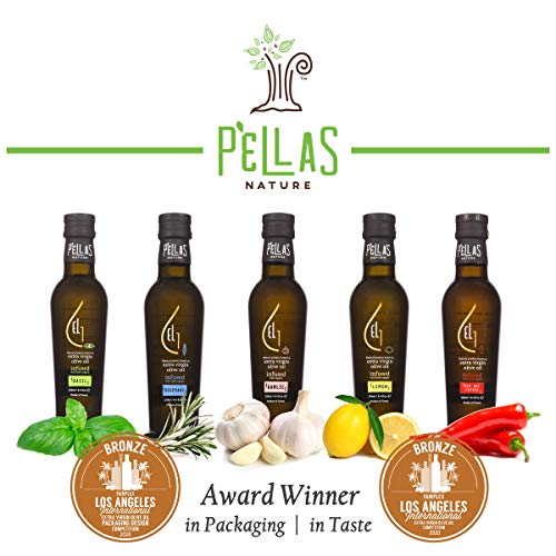 Pellas Nature, Fresh Organic Lemon Infused Greek Extra Virgin Ol
