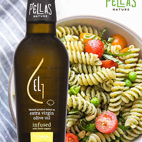 Pellas Nature, Fresh Organic Lemon Infused Greek Extra Virgin Ol