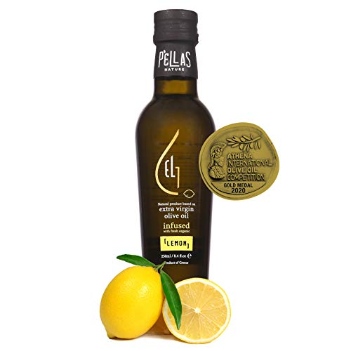 Pellas Nature, Fresh Organic Lemon Infused Greek Extra Virgin Ol