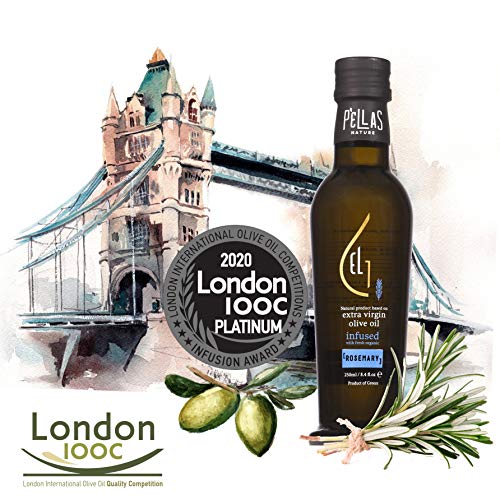 Pellas Nature, Fresh Organic Rosemary Infused Greek Extra Virgin