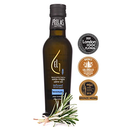 Pellas Nature, Fresh Organic Rosemary Infused Greek Extra Virgin