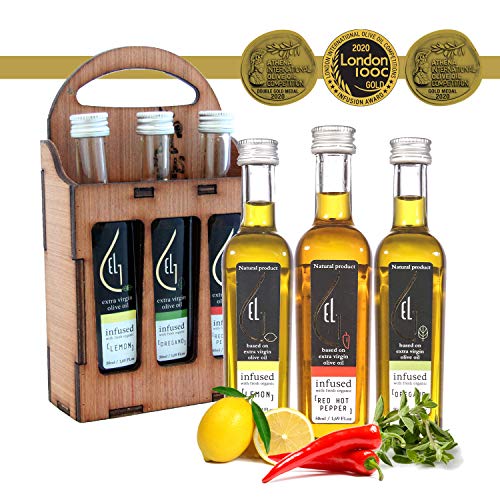 Pellas Nature, Organically Infused Olive Oil Set, Finishing Oil,
