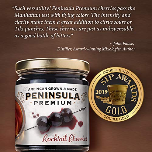 Peninsula Premium Cocktail Cherries | Award Winning | For Cockta