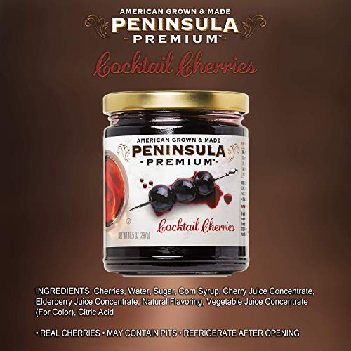 Peninsula Premium Cocktail Cherries | Award Winning | For Cockta
