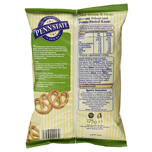 Penn State - Pretzels - Sour Cream &Amp; Chive - 175G