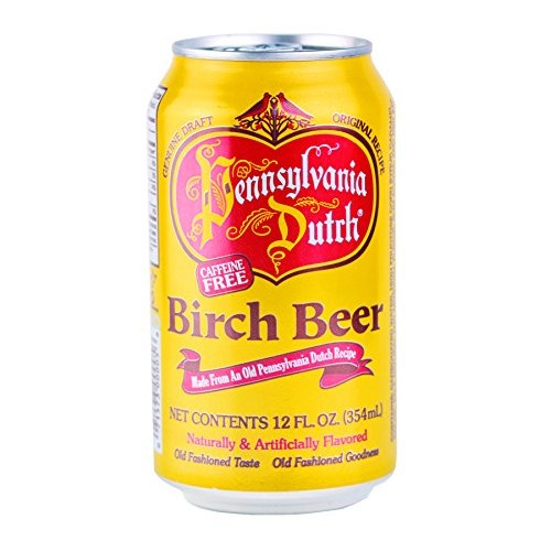 Pa Dutch Birch Beer, Popular Amish Beverage, 12 Oz. Cans One 6-