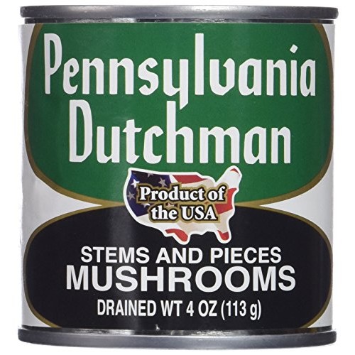 Pennsylvania Dutchman Canned Mushrooms - 12/4 Oz. Cans