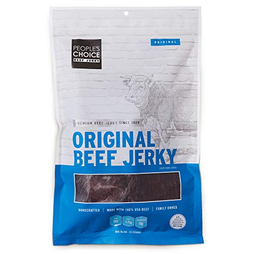 Peoples Choice Beef Jerky - Classic - Original - Big Slab - Who