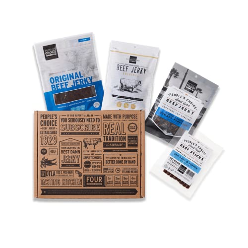 Peoples Choice Beef Jerky - Jerky Box - Simple &Amp; Savory - Dad G