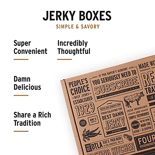 Peoples Choice Beef Jerky - Jerky Box - Simple &Amp; Savory - Dad G