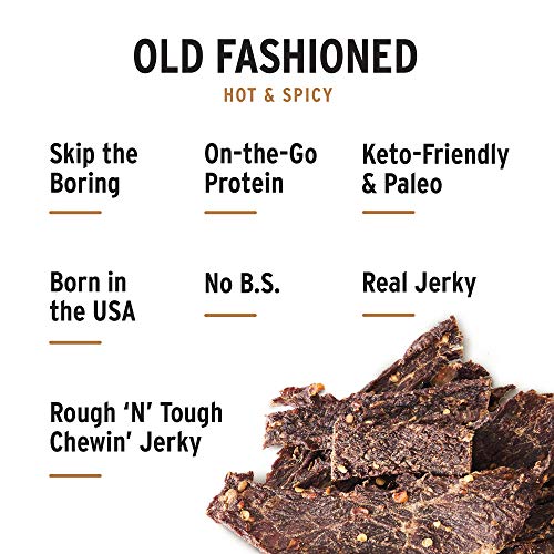 Peoples Choice Beef Jerky - Old Fashioned - Hot &Amp; Spicy - Healt