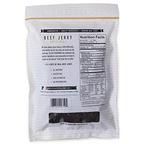 Peoples Choice Beef Jerky - Old Fashioned - Original - Healthy,