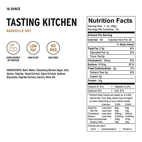 Peoples Choice Beef Jerky - Tasting Kitchen - Nashville Hot - P