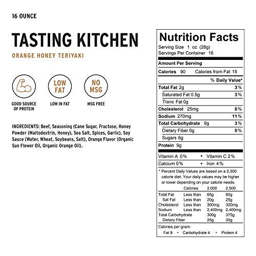 Peoples Choice Beef Jerky - Tasting Kitchen - Orange Honey Teri