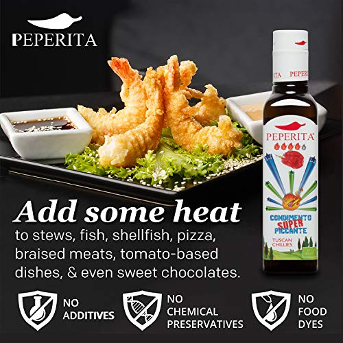 Peperita Hot Chili Oil - Extra Virgin Olive Oil And Habanero Red
