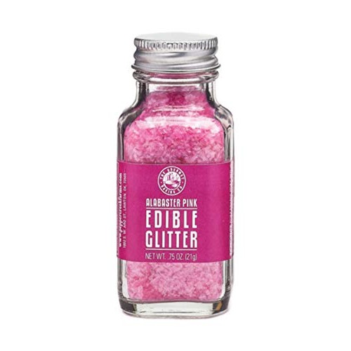 Pepper Creek Farms Edible Glitter, Pink Alabaster, 0.75 Ounce