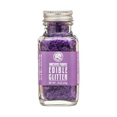 Pepper Creek Farms Edible Glitter, Purple Amethyst, 0.75 Ounce