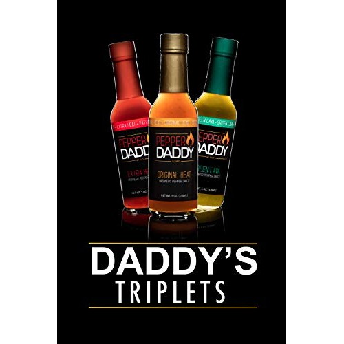 Pepper Daddy Triplets Habanero Pepper Hot Sauces Bundle 3-Pack