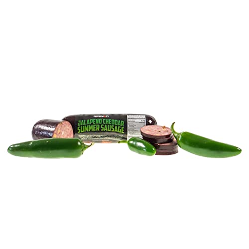 Pepper Joe’s Jalapeno Cheddar Summer Sausage – Slow Smoked Spicy...