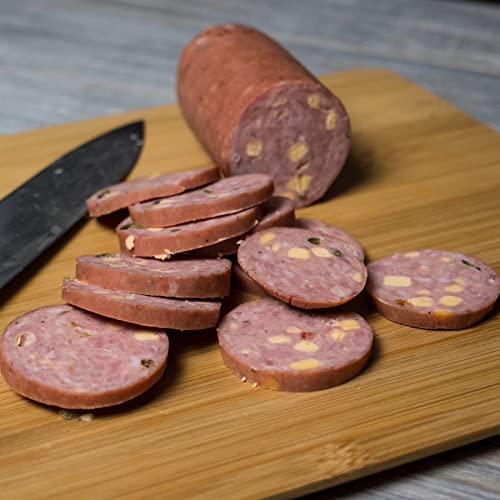 Pepper Joe’s Jalapeno Cheddar Summer Sausage – Slow Smoked Spicy...
