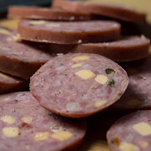 Pepper Joe’s Jalapeno Cheddar Summer Sausage – Slow Smoked Spicy...