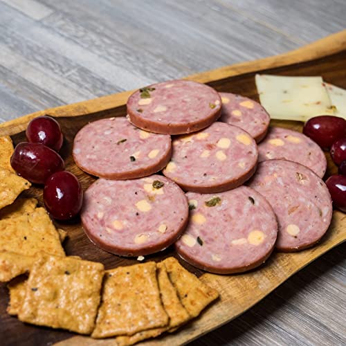 Pepper Joe’s Jalapeno Cheddar Summer Sausage – Slow Smoked Spicy...