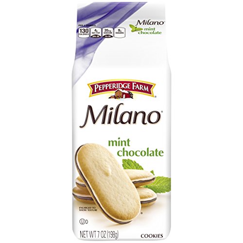 Pepperidge Farm Milano Mint Cookies, 7 Ounce Bag, Pack Of 3