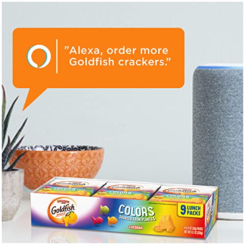 Pepperidge Farm Goldfish Colors Cheddar Crackers, 0.9 Ounce Snac