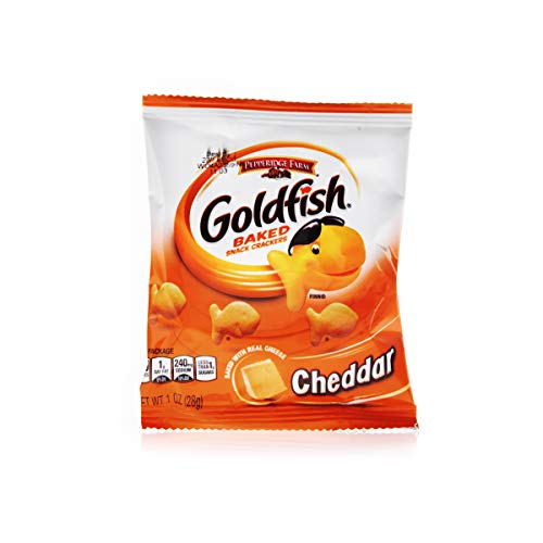 Pepperidge Farm Goldfish Baked Snack Crackers, Cheddar Cheese, 1