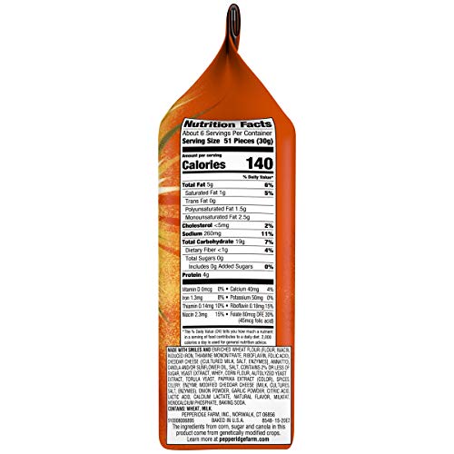 Pepperidge Farm Goldfish Flavor Blasted Xtra Cheddar Crackers, 6