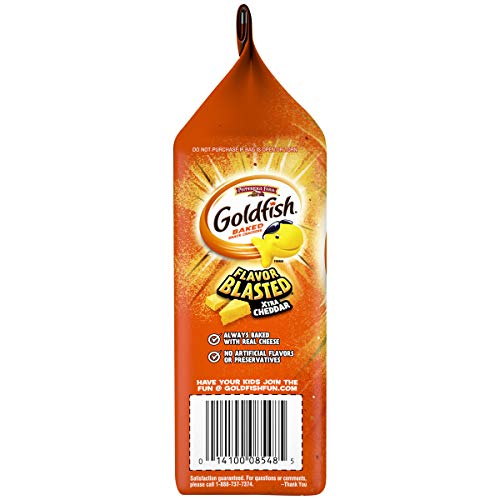 Pepperidge Farm Goldfish Flavor Blasted Xtra Cheddar Crackers, 6