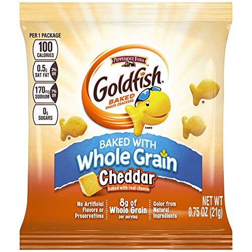 Pepperidge Farm Whole Grain Cheddar Goldfish - 0.75 Oz. Bag, 300
