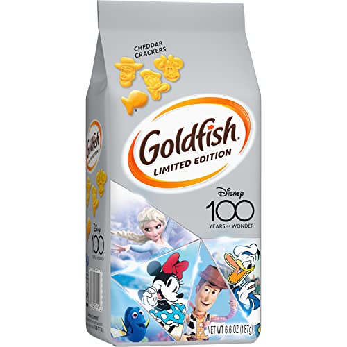 Goldfish Limited Edition Disney 100th Cheddar Crackers, Snack Cr...