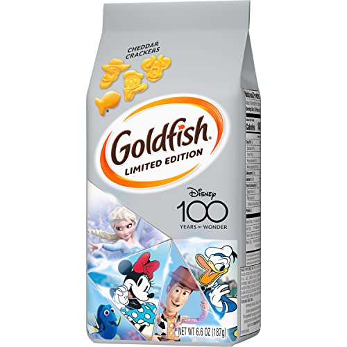 Goldfish Limited Edition Disney 100th Cheddar Crackers, Snack Cr...