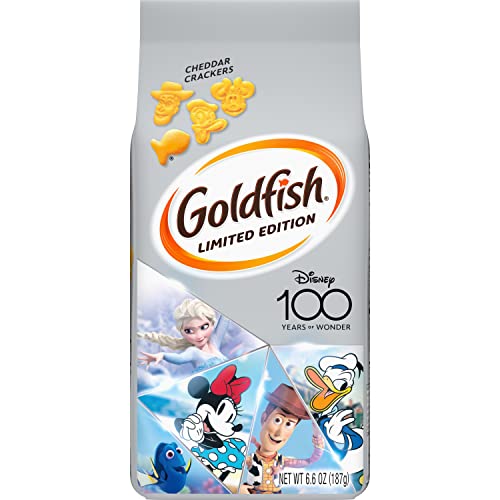 Goldfish Limited Edition Disney 100th Cheddar Crackers, Snack Cr...