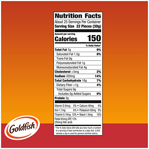 Goldfish Mega Bites, Sharp Cheddar Crackers, 26.7 Oz Carton