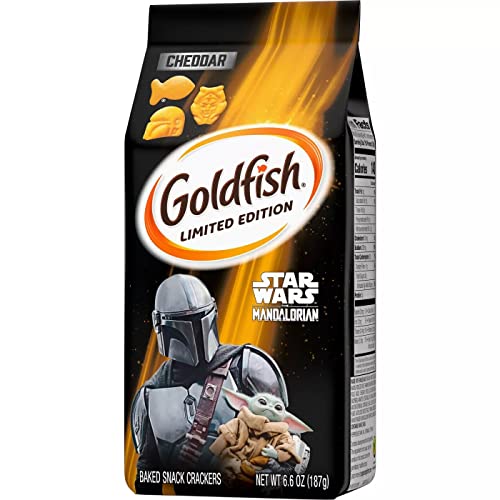 Goldfish Star Wars The Mandalorian, Grogu & Ahsoka Cheddar Snack...