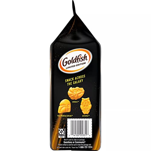 Goldfish Star Wars The Mandalorian, Grogu & Ahsoka Cheddar Snack...